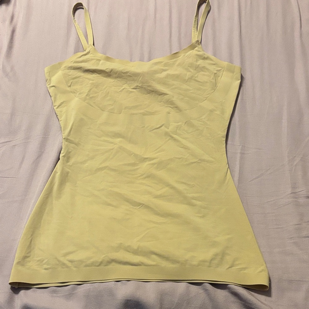 Spanx strap shapewear size medium in a light tan color